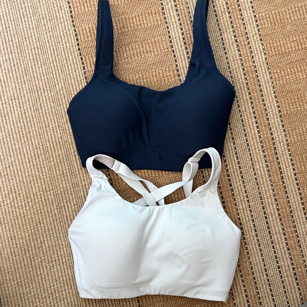 Lululemon Athletica Navy and White Sports Bras